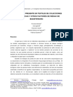 ENTOMOFAUNA PRESENTE EN TEXTILES DE COLECCIONES ARQUEOLOGICAS Y OTROS FACTORES DE RIESGO DE BIODETERIORO - Mariani.pdf