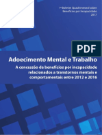 Adoecimento Mental e Trabalho - Secretaria Da Previdencia - Boletim