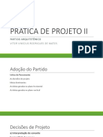 Prática de Projeto II Partido Vitor