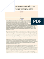 Crecimiento Económico en El Perú y Sus Presidentes