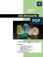 Ciclosilicatos Mineralogía Fin