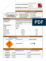 Ficha Seguridad Copper Electric Detonator PDF