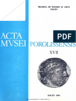 Acta Mvsei Porolissensis, XVII (1993) - Zalau