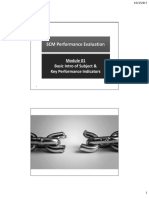 SCM Performance Evaluation: Basic Intro of Subject & Key Performance Indicators