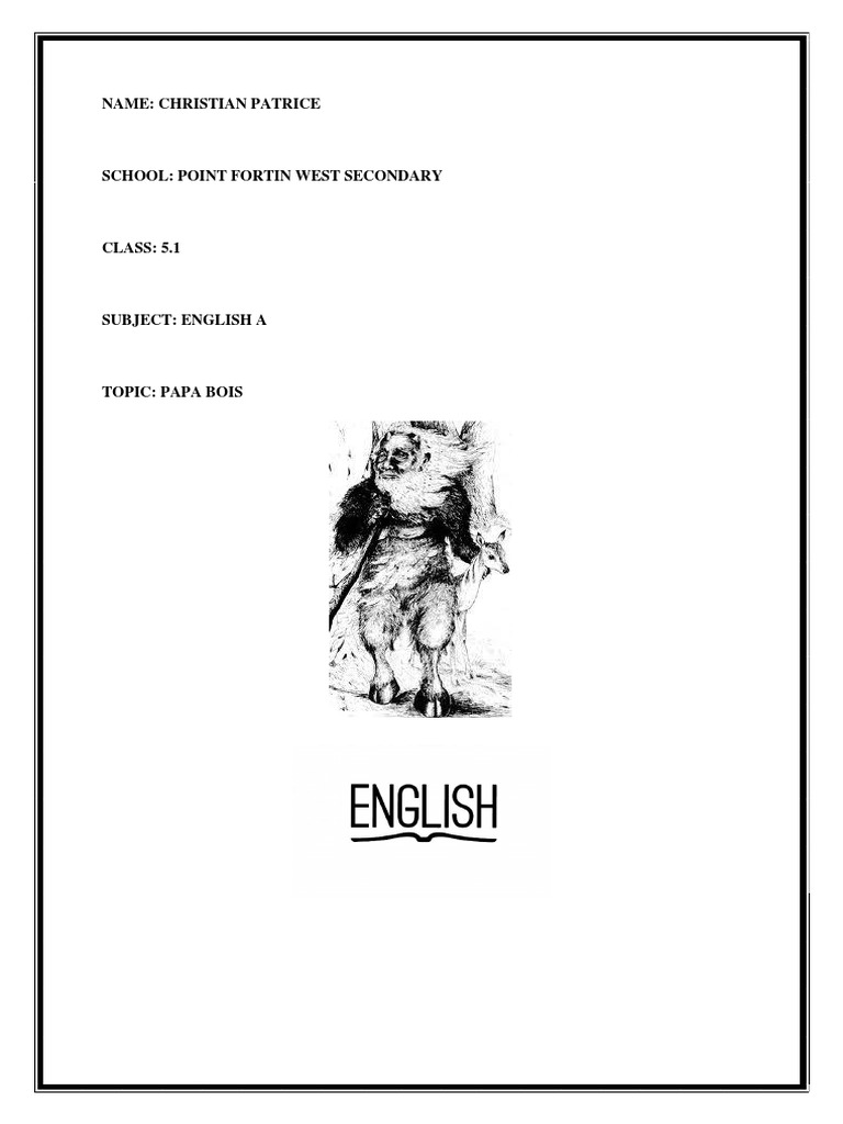 English Sba | PDF