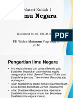 Materi Kuliah Ilmu Negara 1