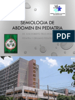 Semiologia de Abdomen en Pediatria