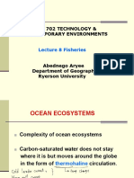 Cgeo 702 Technology & Contemporary Environments: Lecture 8 Fisheries