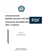 Laporan Pelatihan CNC Simulator