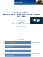 Reporte de Inflacion Setiembre 2017 Presentacion PDF
