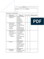 Analisis de Operaciones