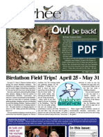 04-2009 Towhee Newsletter Tahoma Audubon Society