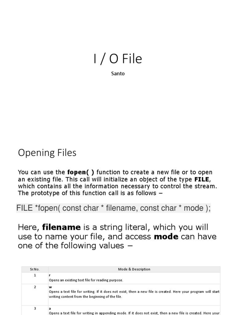 Opening, Writing, Reading, and Closing Files in C - A Guide to Common ...