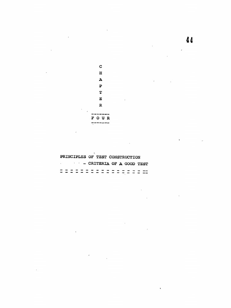 Principles of Test Construction | PDF | Validity (Statistics ...