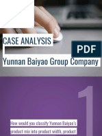 Yunnan Baiyao Case Analysis