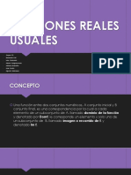 Funciones reales usuales