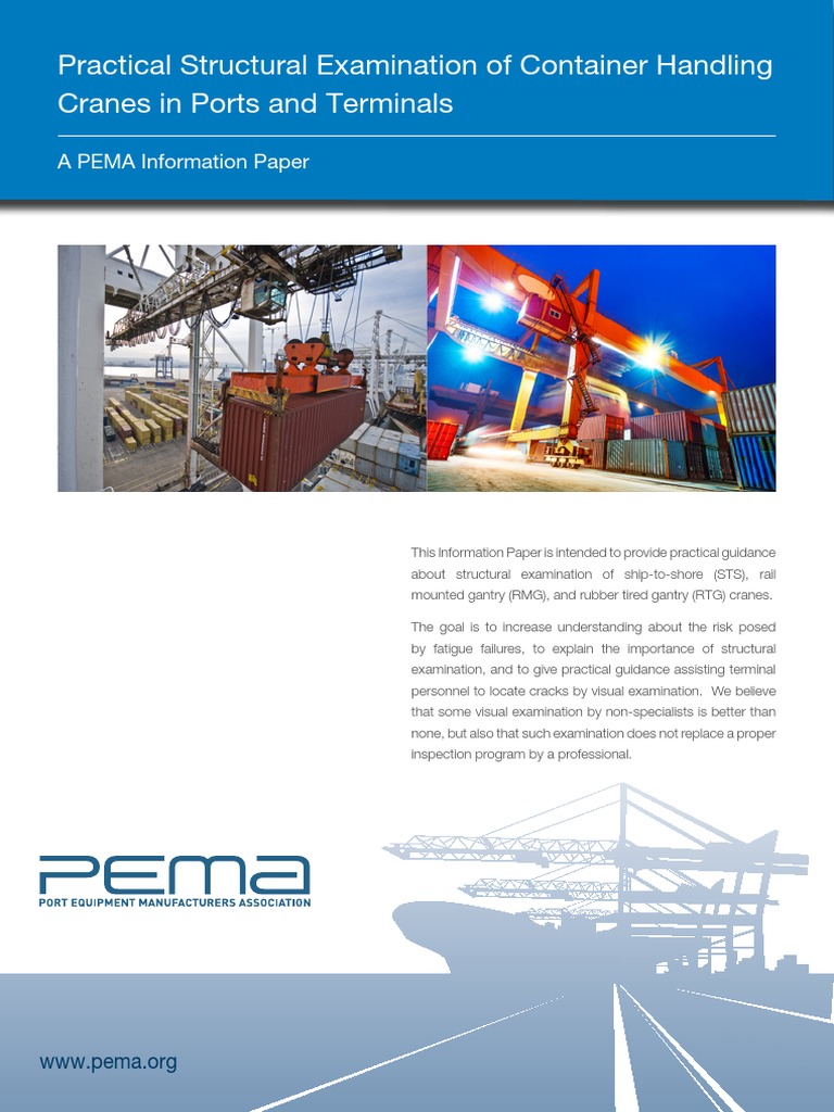 Practical Structural Examination of Container Handling Cranes in Ports ...