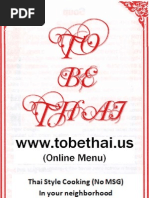 Download To Be Thai Menu by tobethai SN36483384 doc pdf