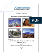 2011 GE33 Memoria Geologia Economica Tacna