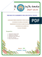 The Role of Leadership in Organizational Change - Thesis Book Plasma University PDF