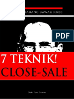 7 Teknik Close-Sale - Mazhab Copywriting