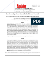 Hydrothermal Liquefaction Limbah Distilasi Bioetanol Generasi-2