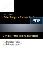 Adm Negara & Adm Publik