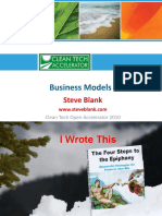 Business Models: Steve Blank
