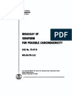 For Possible Carcinogenicity: Bioassay of Iodoform