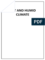 Hot and Humid Climate Guide</TITLE