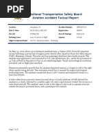 NTSB Aviation Accident Factual Report
