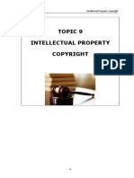 Topic 9 - Intellectual Property Law - Copyright20216
