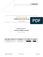 2015-06-15 Hydrostatic Test Plan - Tank 80 at Regina Terminal - A4Q6G8