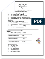 1st Primary Rev Classwork Sheet
