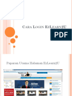 Cara Login EzLearn2U