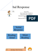 Verbal Response