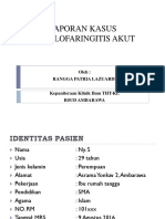 PPT Lapsus (Tonsilofaringitis Akut)