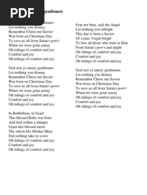 God Rest Ye Merry Gentlemen