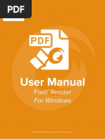 FoxitReader802 Manual