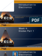 Introduction To Electronics: An Introduction To Electronic Components and A Study of Circuits Containing Such Devices