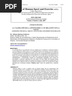 Gutierrez Jiménez, Alfonso. Valoración de la Actividad Física para la Salud