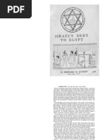 E.H. Sugden Israels Debt to Egypt