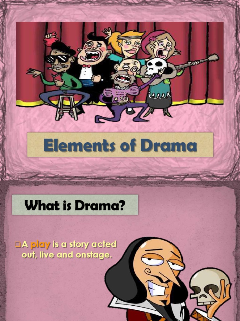 Elements of Drama Plot (Narrative) Aristotle