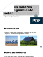 Paneles Solares Con Seguimiento Solar