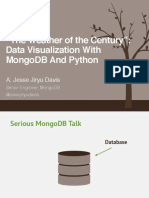 "The Weather of The Century":! Data Visualization With Mongodb and Python