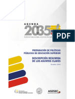 Agenda 2035 Educación Superior - Ecuador