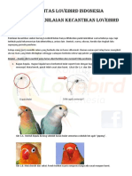 Standard Penilaian Kecantikan Lovebird PDF