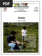 Anais Do VIII Seciagra - 2016