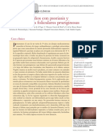 Varón de 39 Años Con Psoriasis y Papulopústulas Foliculares Pruriginosas