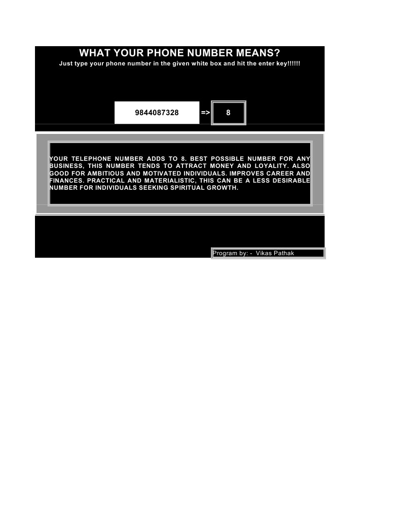 What Did Your Mobile Number Say | PDF | Telecommunications | Telephony